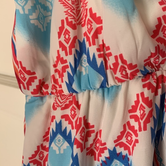 3 for $9!😎 Beach sundress flowy Aztec pattern lining size small - Picture 5 of 7